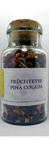 Früchtetee Pina Colada im Korkenglas