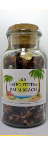Eis- Früchtetee Palm Beach im Korkenglas