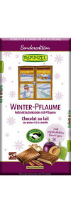 Winter-Pflaume Vollmilchschokolade Bio